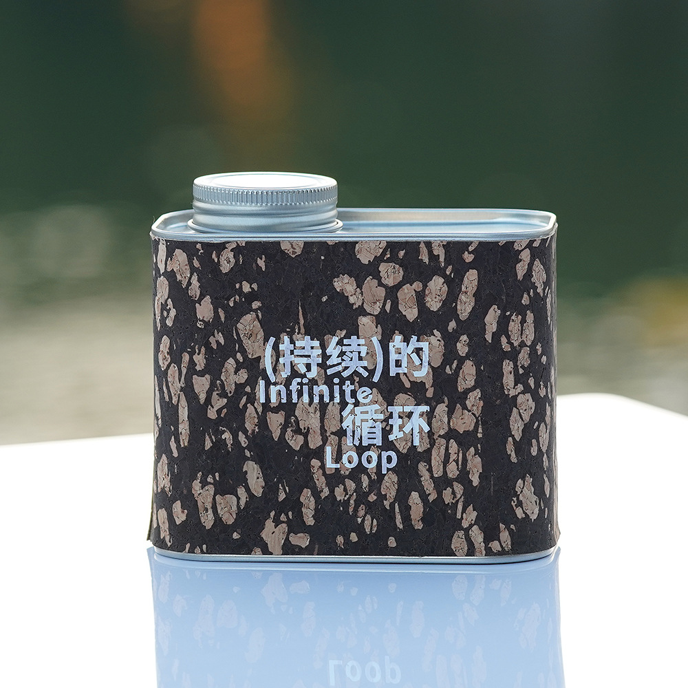 Conjunto de café de lavado a mano portátil agitado molinillo de frijoles caja de regalo utensilios de café de usuario doméstico bolsa de corcho de molas de café