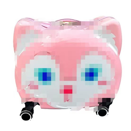 Lindo de la historieta los niños trolley caso gran capacidad para imprimir logo estudiante equipaje universal rueda maleta al por mayor