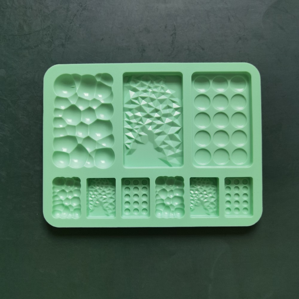 Tamaño de burbuja de chocolate 277 molde de silicona pudín molde de postre pastel decoración cocina utensilios de horneado