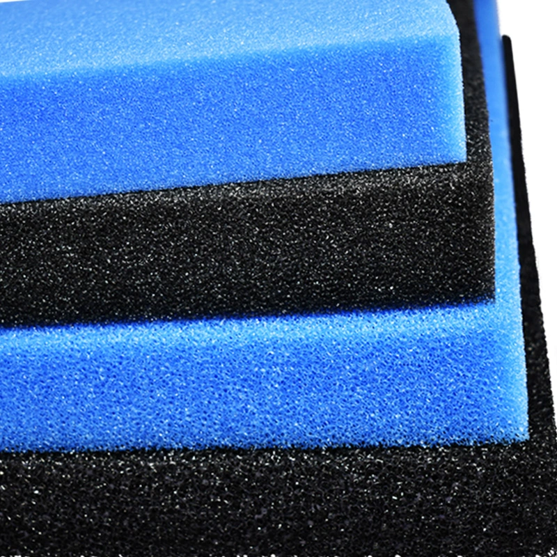 Аквариум биохимический хлопок фильтр хлопчатобумажный фильтр фильтр материал через аквариум утолщение губка высокой плотности фильтр материал для очистки воды