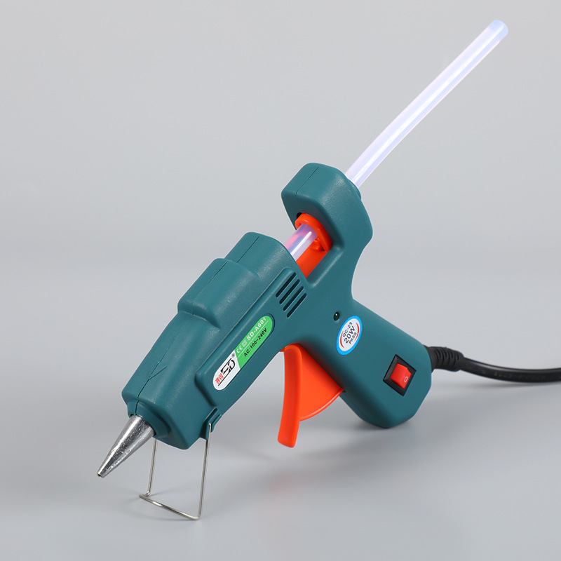 7mm hot melt glue gun DIY handmade small glue gun portable small size glue gun aluminum glue outlet 1.8mm glue gun
