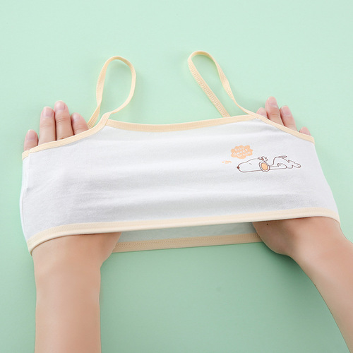 Cotton girls' training bra for development period, small backless bra for primary school girls, 10-12 years old, children's underwire bra, 9-12 years old, 13 pieces bra
