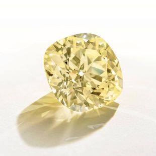 Yellow Cultivated Diamond Fertilizer Square Cushion Color 1/2 karat 18K Diamond Ring Yellow Laboratory Synthetic Bare Diamond IGI