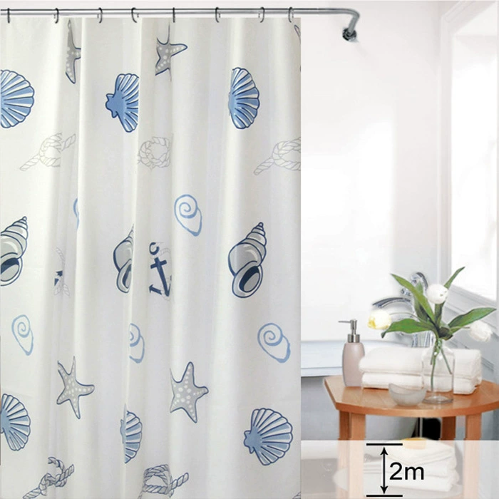 Водонепроницаемая занавеска для душа из ПЭВА, для трансграничной электронной торговли, для ванной комнаты и туалета, перегородка для ванны 180*200 см