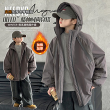 冬季中大男童棉衣冬装新款童装儿童男孩棉服青少年加厚外套棉袄潮