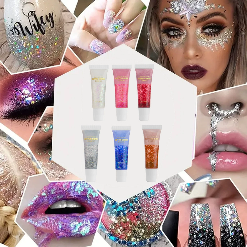 (跨境贸易) Nail sequins, гель, тени для лица и тела