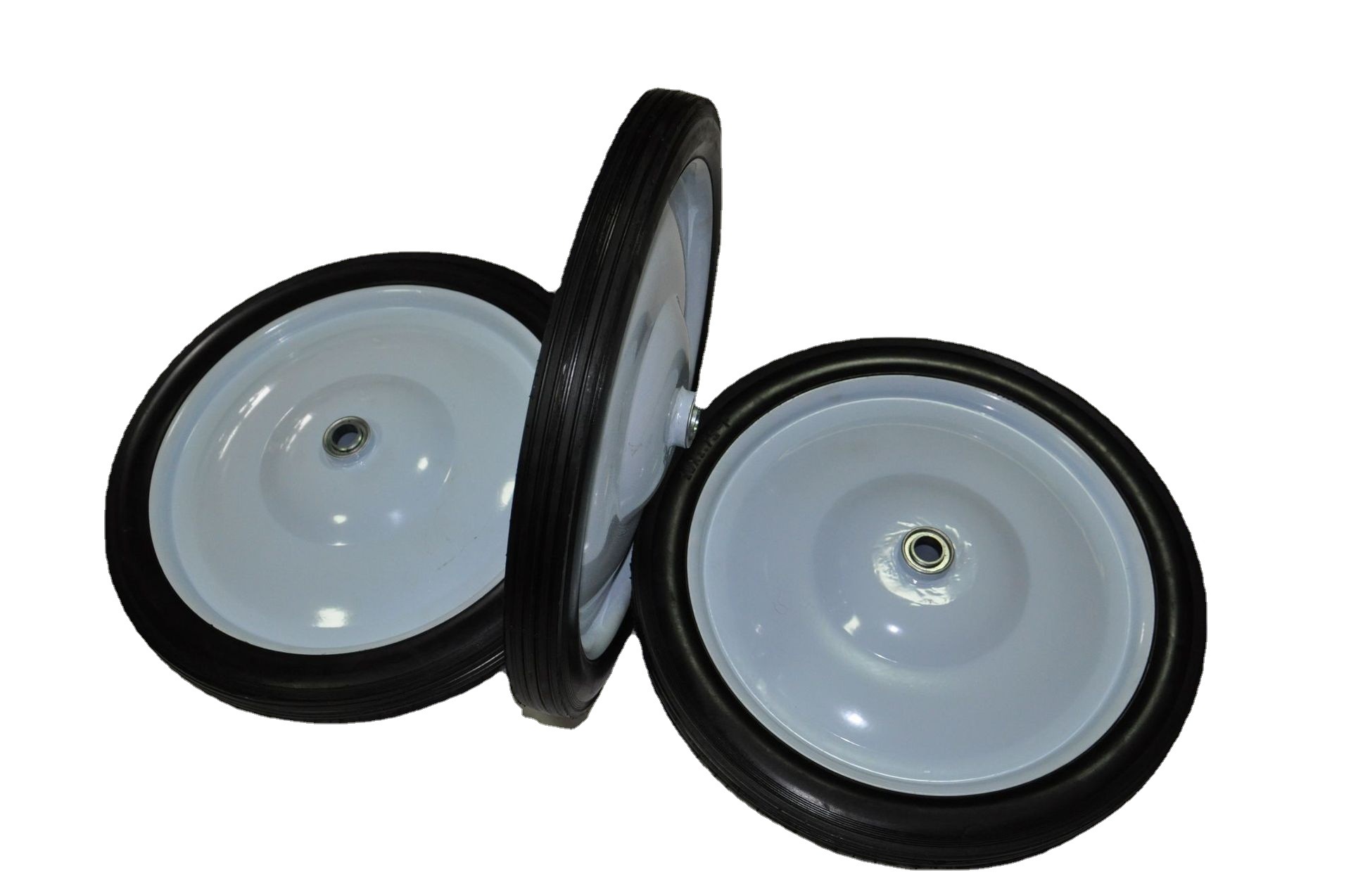 16x1.75橡胶实心轮 橡胶空心轮 胶粉实心轮 工具车轮