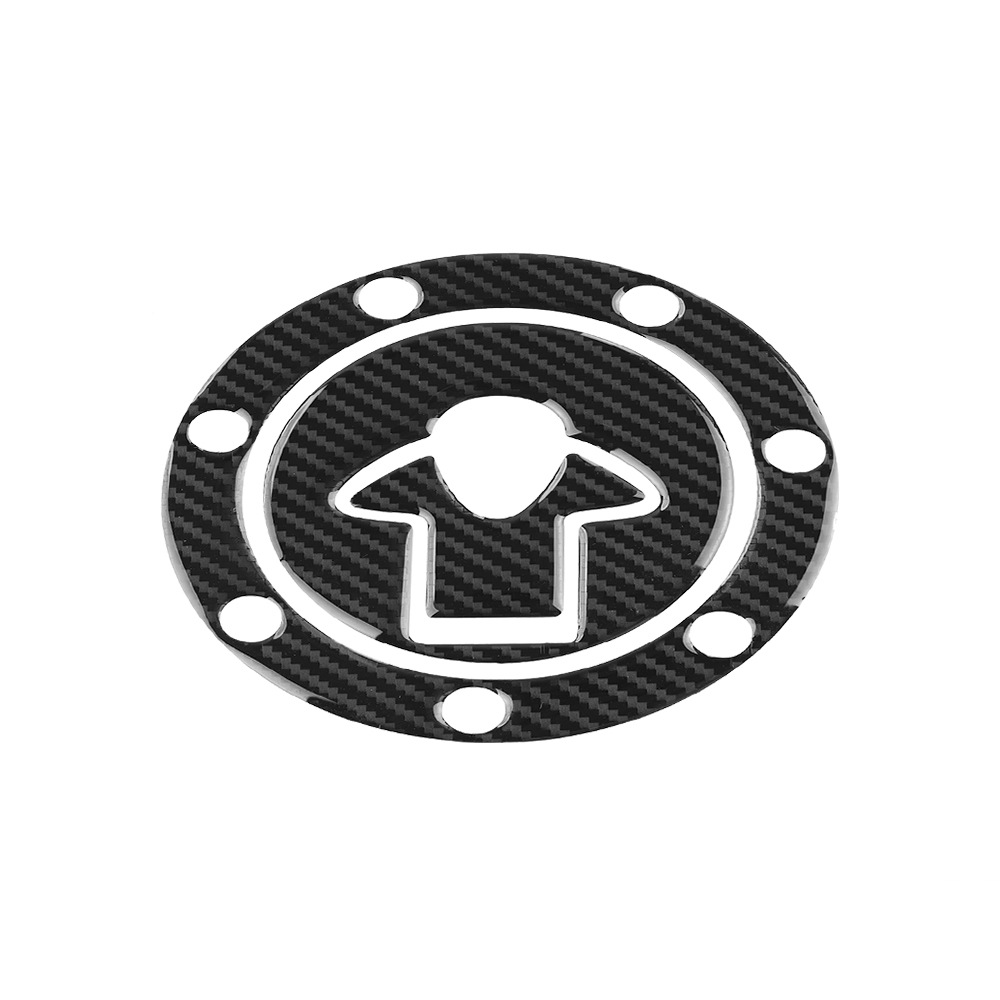 Aplicable a Kawasaki ZX6E 6 / 7 / 9R ZXR400 750 1100ZZR250 pegamento de caída de fibra de carbono cubierta de tanque de combustible