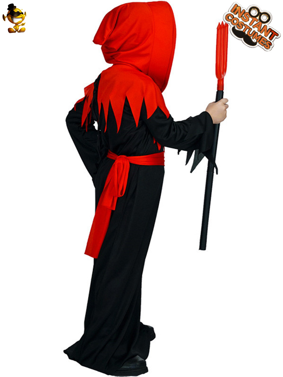 Disfraz de Halloween hombres niños Niño Rojo diablo partido etapa rendimiento traje Cosplay