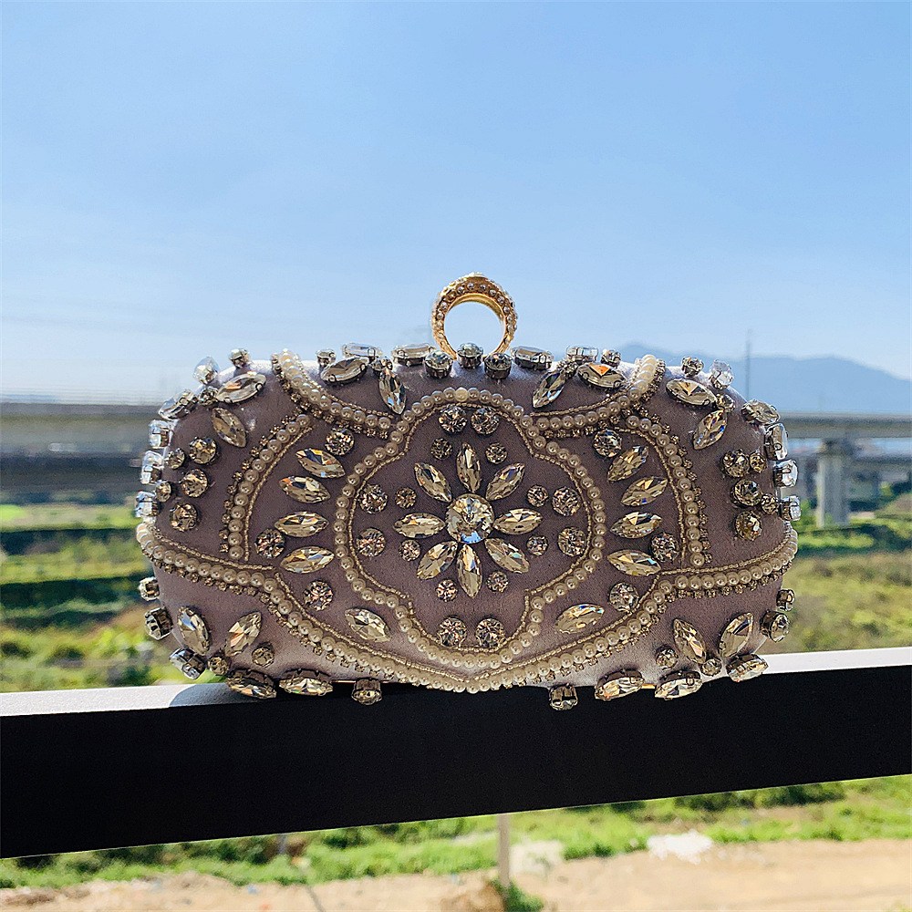 MAC013 Luxury Handbag with Diamond Cheongsam Design from Mariam's Collection7