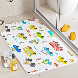 Hamam sürüşməyən xalça, uşaqlar üçün duş, yıxılmaya davamlı PVC tualet sukeçirməz döşəmə xalçası