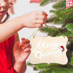 Creative DIY Wooden Hook Pet Nameplate Handwritten Blank Door Sign Wooden Decor Laser Cut Engraving Instant