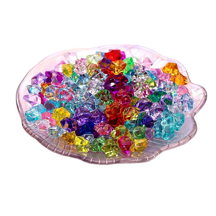 Color ice children's toys gem wholesale diy handmade accessories jewelry doll machine mini blind box crushed ice