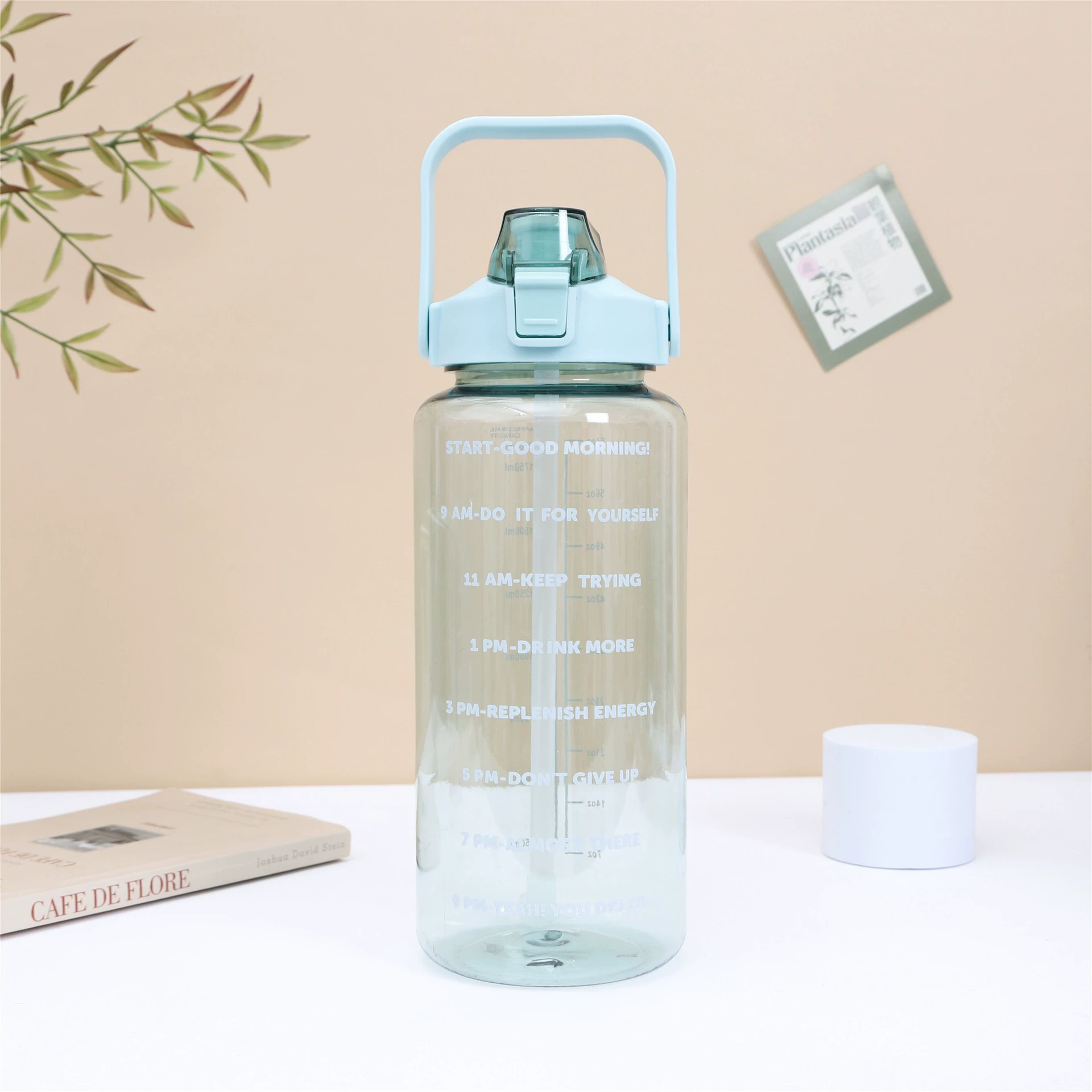 Plastic space travel sports bottle