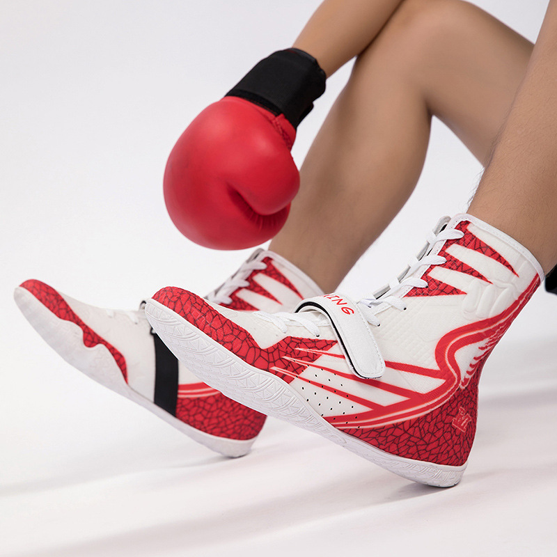 Competition Wrestling Shoes, Boxing Shoes, Men's Professional Muay Thai Shoes, Professional Sanda Training Shoes, Fighting Shoes, Free Fighting Shoes