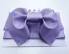 With bow, purple