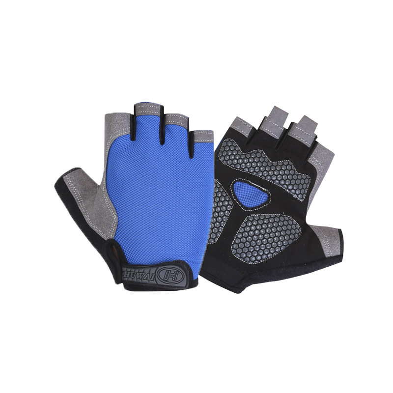 Guantes de fitness para hombres y mujeres de verano Delgado medio dedo deportes equipo anti-capullo entrenamiento barra horizontal resistente al desgaste yoga montar en bicicleta