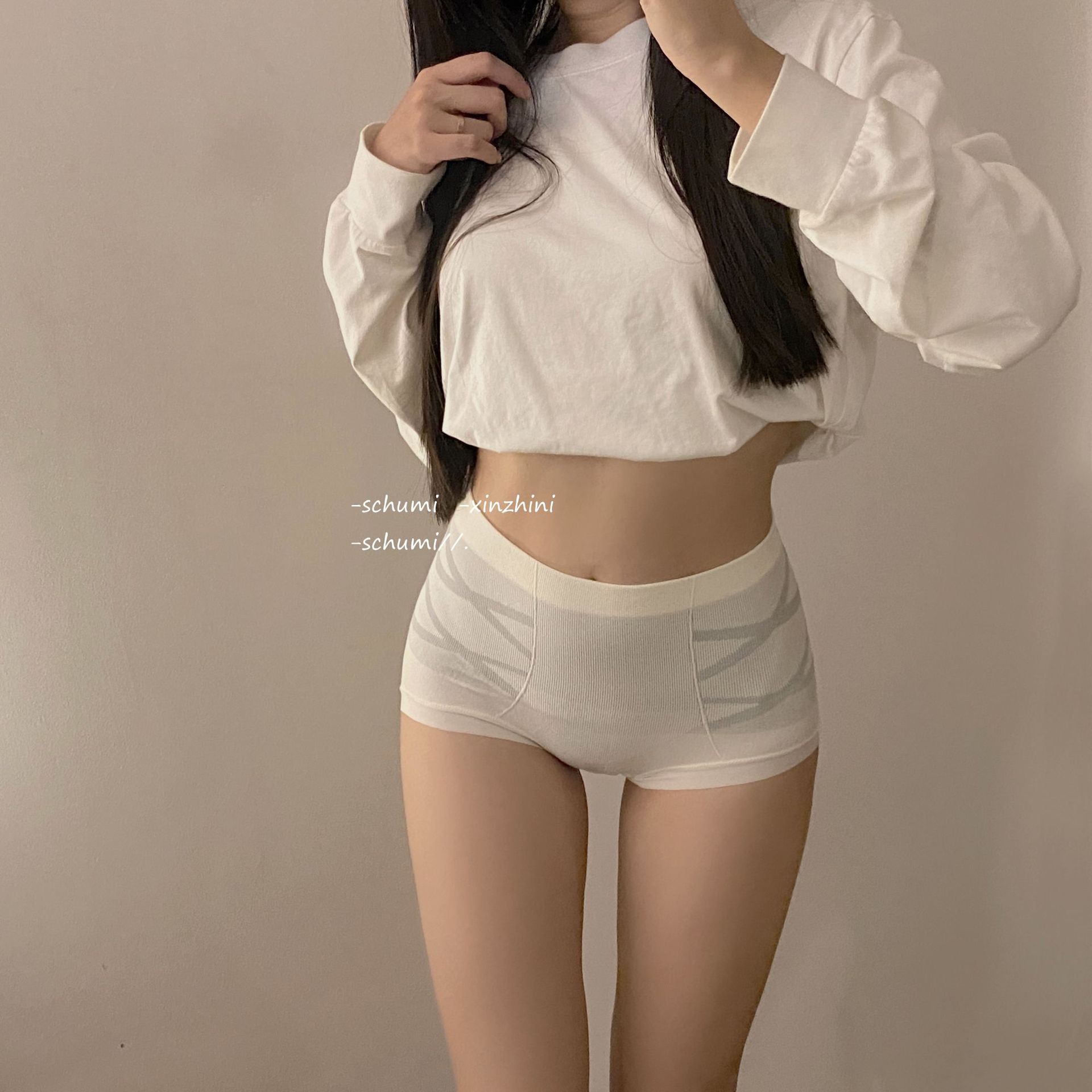 Salvar a la mujer de abdomen pequeño ~ nuevo vendaje negro de cintura alta pantera de mujer abdominal de caderas de algodón de entrepierna de mujer