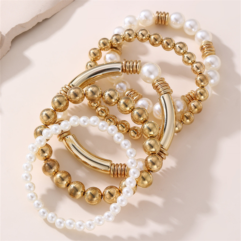 Modisches Perlenarmband Mit Muschel Elementen Für Damen_voghion.com