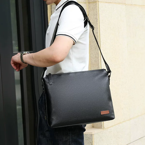 Wholesale Men's Bags Shoulder Bag Top Layer Cowhide Casual Business Genuine Leather Crossbody Backpack Fashion Travel Bag