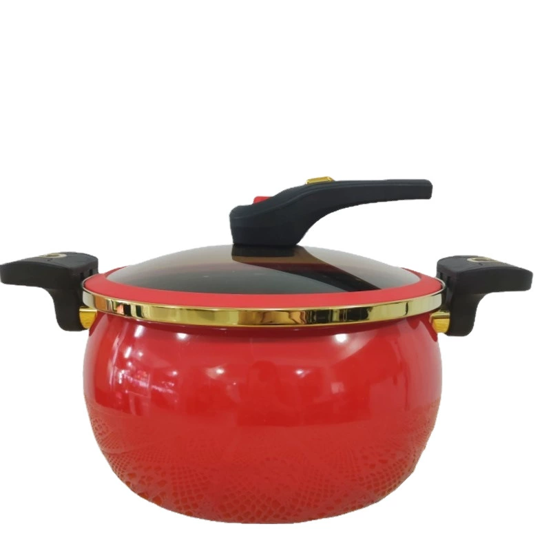 Zun -off немецкая эмаль enamel микро-давление кухонная плита производитель прямые продажи крупной емкости давления антипригарная кастрюля тушеный горшок