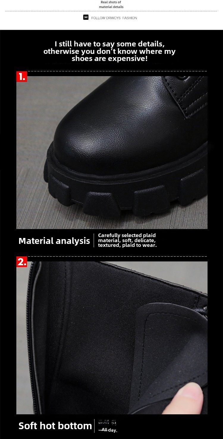 Hoge martin boots met veters voor dames lederen motorlaarzen_voghion.com