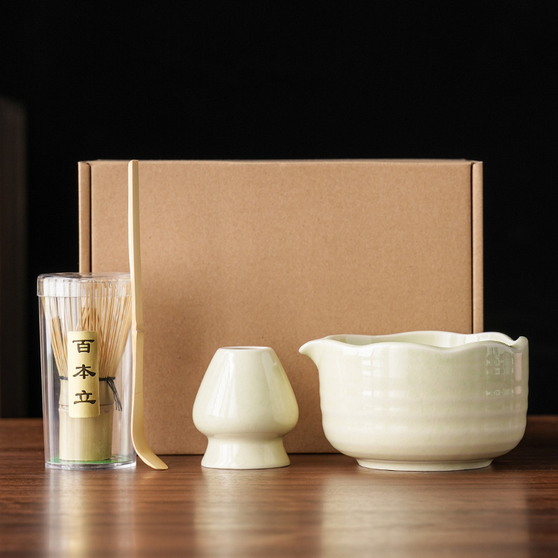 日式抹茶竹筅宋代点茶工具茶道打抹搅拌抹茶刷茶具配件茶筅百本立|undefined
