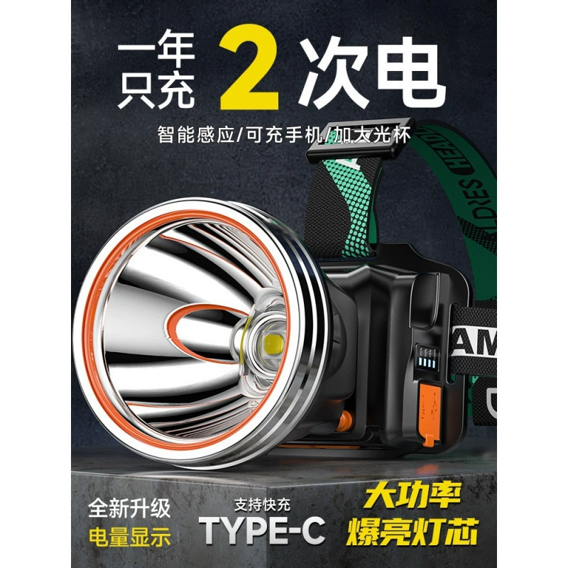 Sha Eagle супер яркий свет фары на голове зарядное освещение литиевый фонарик дальнего света на открытом воздухе рыбалка шахта лампа бесплатная доставка