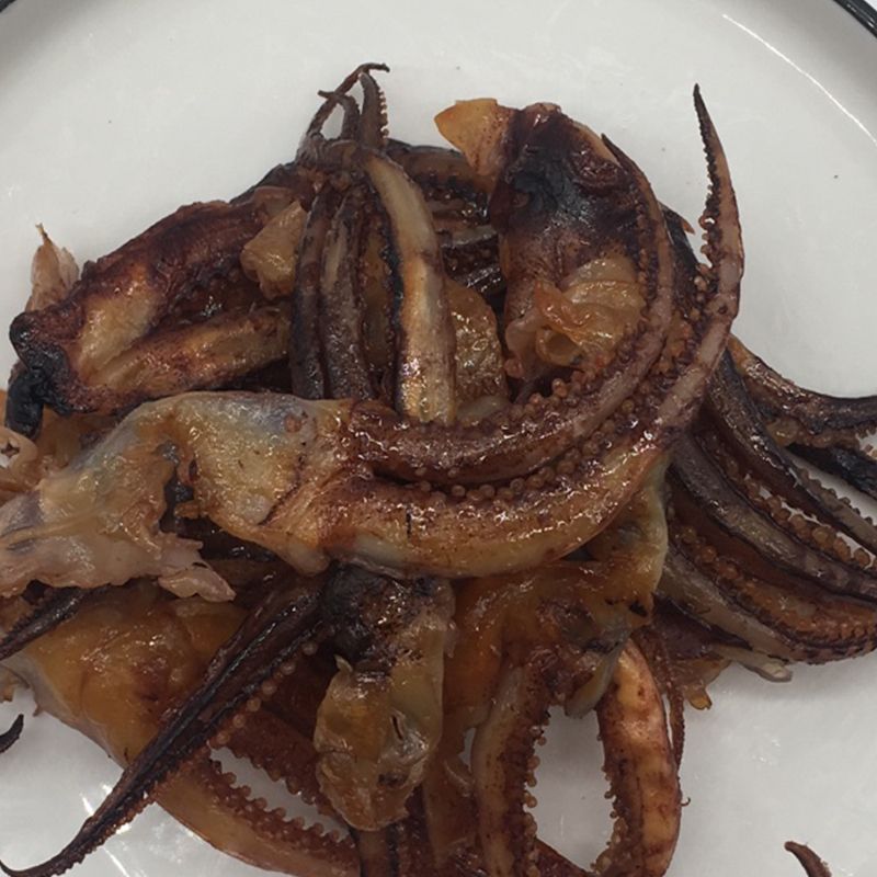 舟山现烤现发新鲜鱿鱼头鱿鱼须干鱿鱼爪零食开袋即食