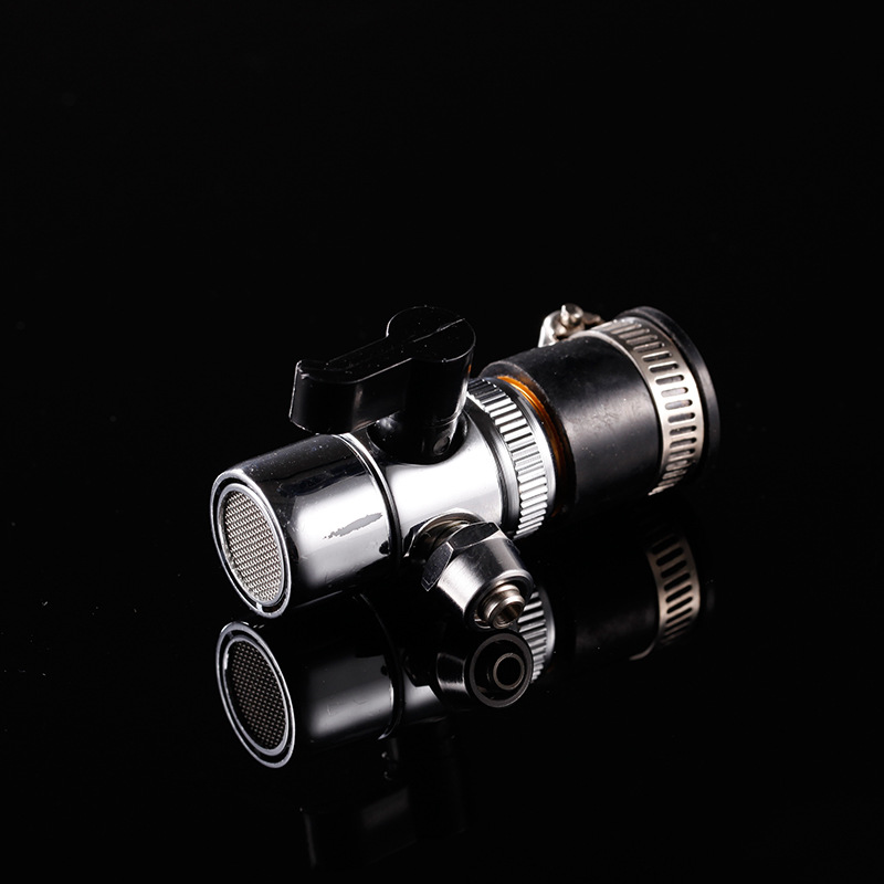 Válvula de un solo corte Válvula de conmutación de dos minutos de 2,5 minutos de cuatro giros de dos minutos purificador de agua de escritorio grifo de purificación de agua válvula de conmutación de tres vías válvula de conmutación