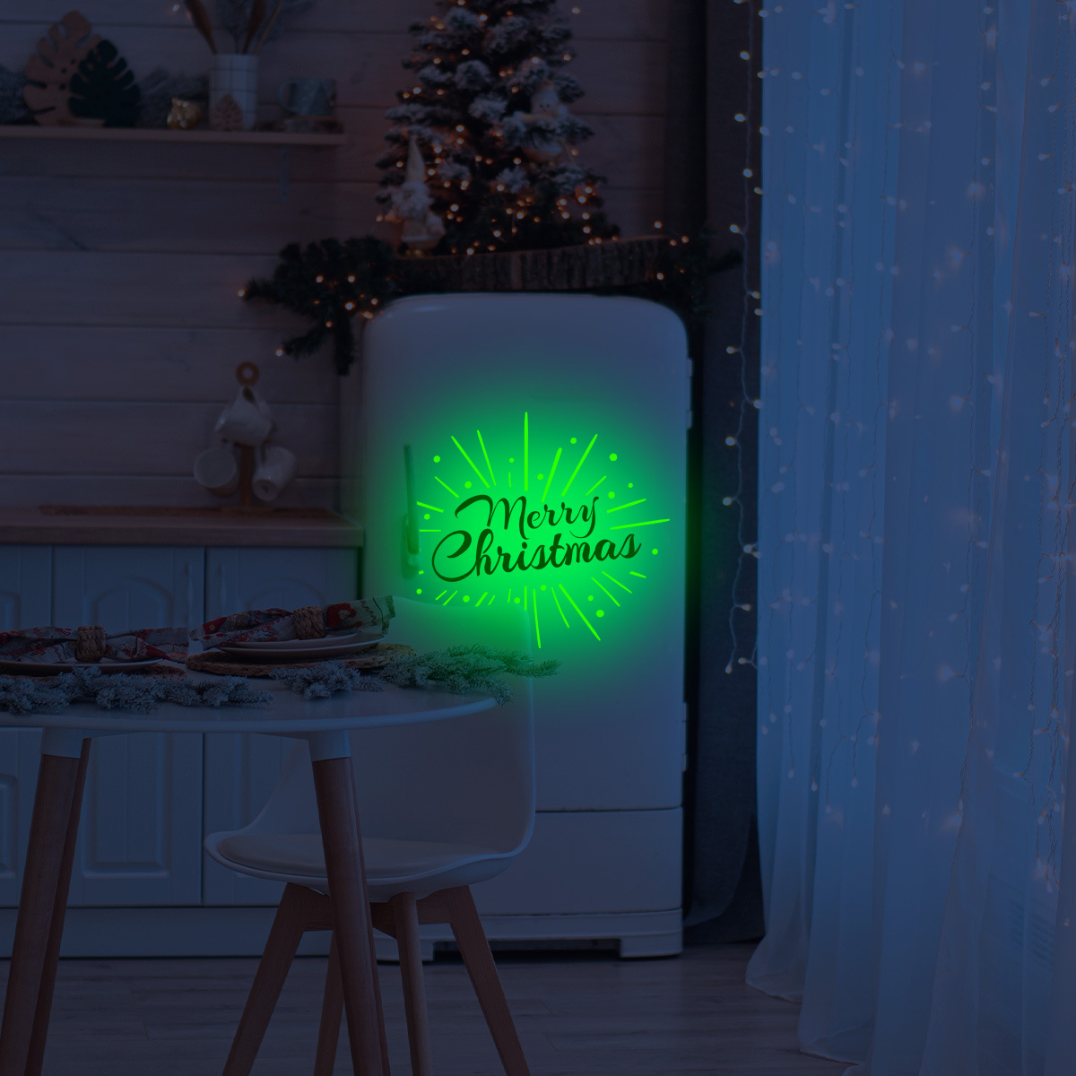 Weihnachtsaufkleber Weihnachtsmann Für Fenster Und Glastüren_voghion.com