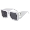 Fashionable retro square sunglasses, brand glasses, European style