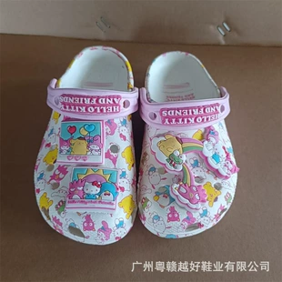 Кроксы Hello Kitty семейные пляжные сандалии