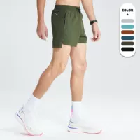 Спортивные шорты, быстро сохнущие дышащие брюки для зала, для бега