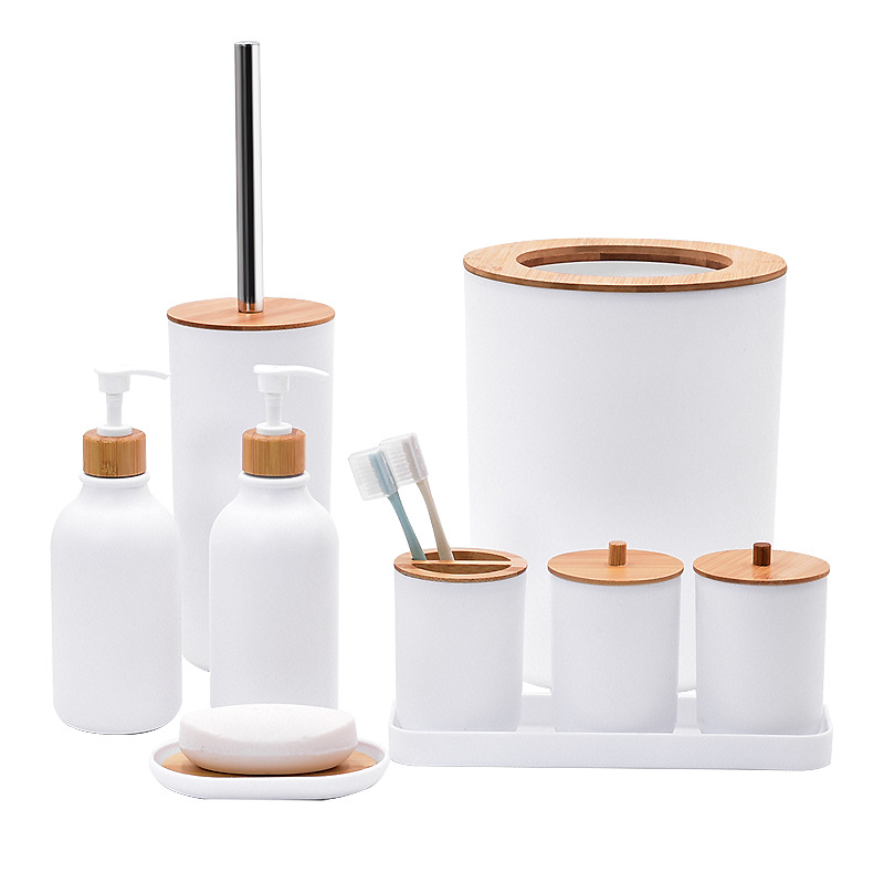 Simple baño traje de baño Baño combinación conjunto taza de dientes conjunto de dientes desinfectante de manos botella suministros