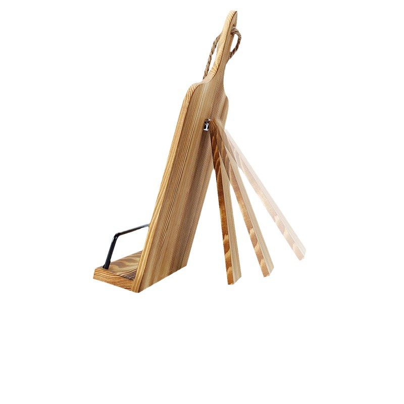 Estantería de recetas de mostrador de cocina de Amazon de estilo rústico con soporte ajustable para tableta ipad