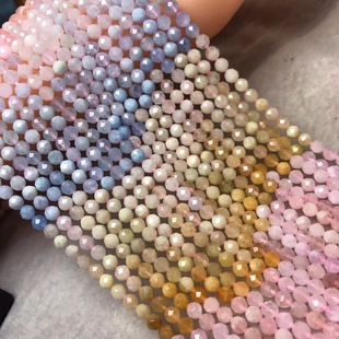 5mm ��Ȼˮ�� �u׃ɫ�ǹ�Ħ��ʯ������ �������ɢ�� �нǰ��Ʒ