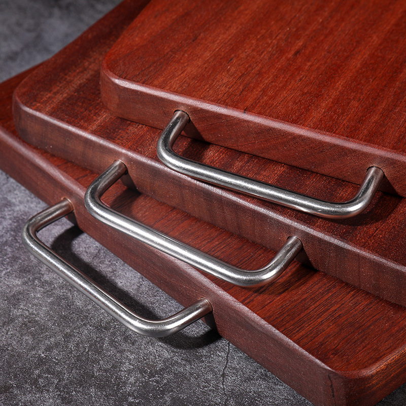 Tablero de filete Shabili madera integral tablero de madera africana tablero de corte tablero de corte tablero de corte de madera maciza tablero de escritorio