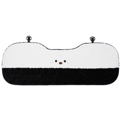 Headrest — Car Lumbar Support Pillow - rabbit-fur-polished-puppy-cushion-white-rear-row