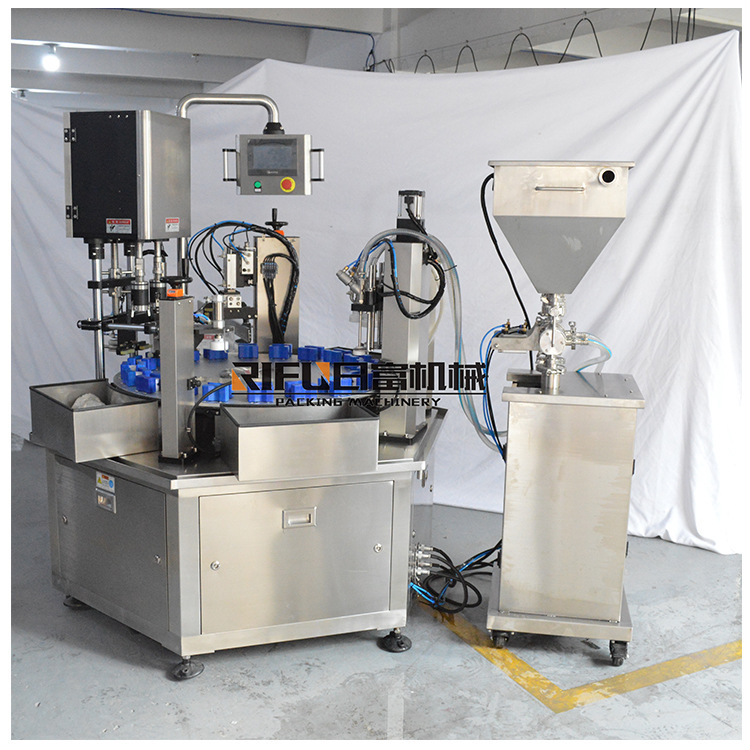 自动水乳灌装机 卸妆油灌装线 防晒霜灌装机 擦脸霜灌装机