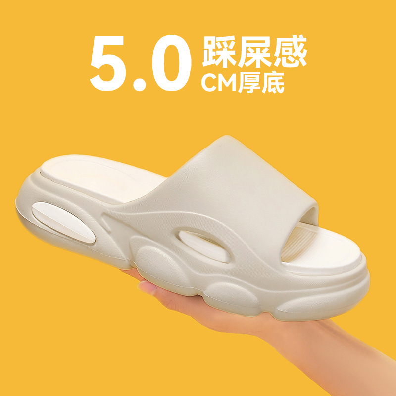 Zapatillas deportivas desmontables para hombre verano suela gruesa sensación de mierda chanclas interior y exterior antideslizantes eva sandalias y zapatillas