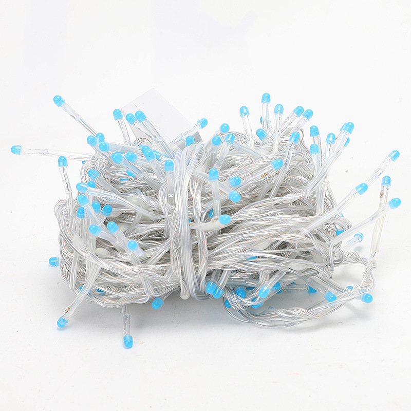 LED al por mayor flujo explosivo de agua línea de parpadeo estrella estrella de luz string brillante decoración impermeable de Navidad diseño de atmósfera de luz de color