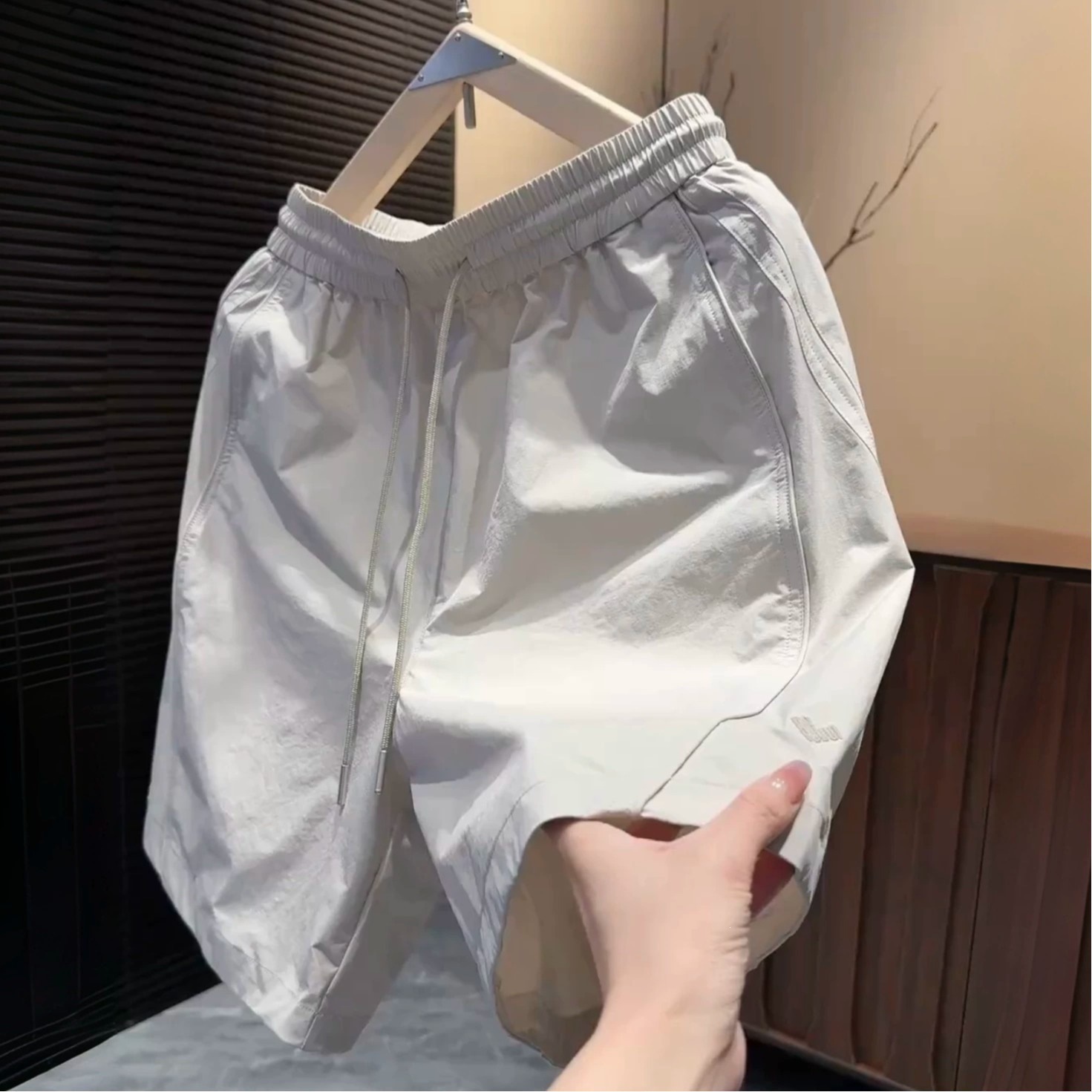 Men's Clothing Men's Quick Drying Casual Sports Shorts Summer Loose Fit Trendy Brand Versatile Candy Colors Bottoms_viptrois.com