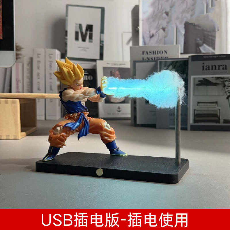 小夜灯龟派气功波悬浮卡卡罗特七龙珠手办悟空周边摆件男生日礼物|undefined