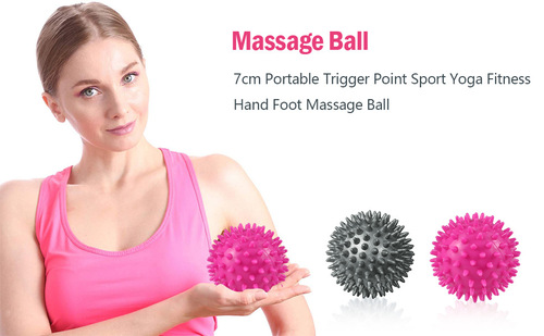7.5cm9.5cmPVC thorn ball massage acupuncture point grip ball tip nail fascia yoga ball fitness ball hedgehog ball