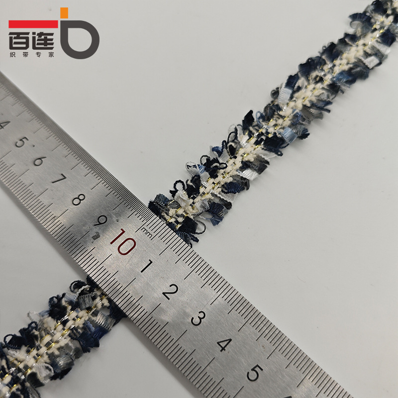 小香風流蘇金銀糸リボンレース編み歯ブラシセーター指導口装飾条手作りdiy補助材料|undefined