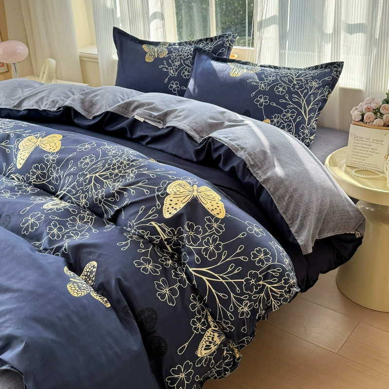 Оптовая шлифовальная сущность Простой ветер из четырех частей Алоэ Вера пододеяльник листы из трех частей подарок для студенческого общежития в наличии