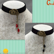 代发 蒸汽时代 朋克风 基佬齿轮水晶流苏简约风锁骨链 项链