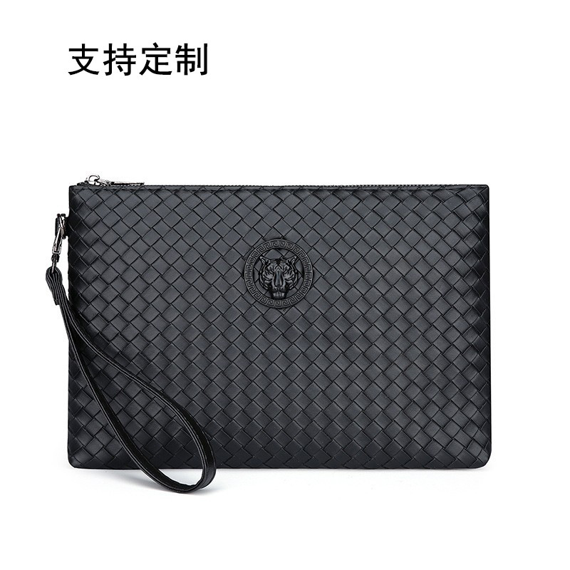 New Men's Handbag Cross-border Woven Clutch Bag Men's Wallet Large Capacity Business Clutch Bag Casual Envelope Bag New Men's Handbag Cross-border Woven Clutch Bag Men's Wallet Large Capacity Business Clutch Bag Casual Envelope Bag