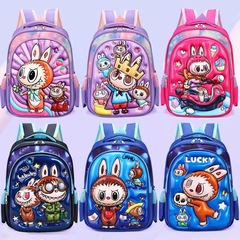 LABUBUアニメ小学生カバン15インチ3dシェル外国貿易卸売大容量超軽量子供リュックサック